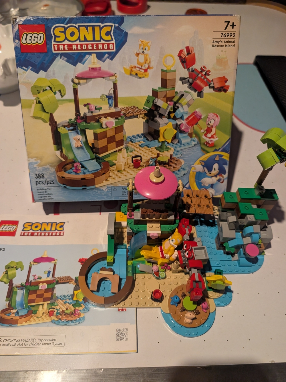 LEGO Sonic The Hedgehog Amy’s Animal Rescue Island 76992 with Minifigures